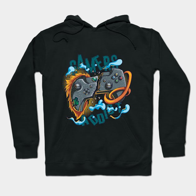 Gamers Addict Hoodie by Dexpert